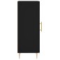 vidaXL Aparador de madera contrachapada negro 34,5x34x90 cm vidaXL Aparador de madera contrachapada negro 34,5x34x90 cm