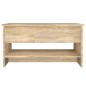 vidaXL Mesa de centro madera contrachapada roble Sonoma 80x50x40 cm vidaXL Mesa de centro madera contrachapada roble Sonoma 80x50x40 cm