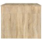 vidaXL Mesa de centro madera contrachapada roble Sonoma 80x50x40 cm vidaXL Mesa de centro madera contrachapada roble Sonoma 80x50x40 cm