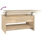 vidaXL Mesa de centro madera contrachapada roble Sonoma 80x50x40 cm vidaXL Mesa de centro madera contrachapada roble Sonoma 80x50x40 cm
