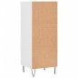 vidaXL Aparador de madera de ingeniería blanco 34,5x32,5x90 cm vidaXL Aparador de madera de ingeniería blanco 34,5x32,5x90 cm