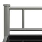 vidaXL Mesita de noche metal y vidrio gris y negro 45x34,5x60,5 cm vidaXL Mesita de noche metal y vidrio gris y negro 45x34,5x60,5 cm