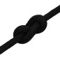 vidaXL Cuerda de trabajo poliéster negro 16 mm 25 m vidaXL Cuerda de trabajo poliéster negro 16 mm 25 m