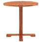 vidaXL Mesa para terraza bistró madera maciza de acacia 70x70 cm