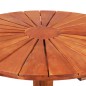 vidaXL Mesa para terraza bistró madera maciza de acacia 70x70 cm