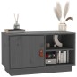vidaXL Mueble de TV de madera maciza de pino gris 70x34x40 cm vidaXL Mueble de TV de madera maciza de pino gris 70x34x40 cm