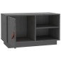 vidaXL Mueble de TV de madera maciza de pino gris 70x34x40 cm vidaXL Mueble de TV de madera maciza de pino gris 70x34x40 cm