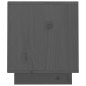 vidaXL Mueble de TV de madera maciza de pino gris 70x34x40 cm vidaXL Mueble de TV de madera maciza de pino gris 70x34x40 cm
