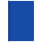 vidaXL Alfombra para tienda de campaña HDPE azul 300x600 cm