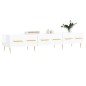 vidaXL Mueble de TV madera de ingeniería blanco brillo 150x36x30 cm vidaXL Mueble de TV madera de ingeniería blanco brillo 150x36x30 cm