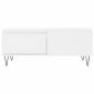 vidaXL Mesa de centro madera contrachapada blanco 90x50x36,5 cm vidaXL Mesa de centro madera contrachapada blanco 90x50x36,5 cm