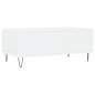vidaXL Mesa de centro madera contrachapada blanco 90x50x36,5 cm vidaXL Mesa de centro madera contrachapada blanco 90x50x36,5 cm