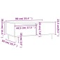 vidaXL Mesa de centro madera contrachapada blanco 90x50x36,5 cm vidaXL Mesa de centro madera contrachapada blanco 90x50x36,5 cm