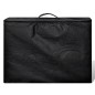 Mesa camilla de masaje de aluminio plegable de tres cuerpos negros Mesa camilla de masaje de aluminio plegable de tres cuerpos negros