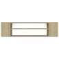 vidaXL Mueble de TV colgante contrachapada roble Sonoma 100x30x26,5 cm vidaXL Mueble de TV colgante contrachapada roble Sonoma 100x30x26,5 cm