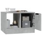 vidaXL Mesa de centro madera contrachapada gris hormigón 50x50x36 cm vidaXL Mesa de centro madera contrachapada gris hormigón 50x50x36 cm