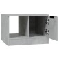 vidaXL Mesa de centro madera contrachapada gris hormigón 50x50x36 cm vidaXL Mesa de centro madera contrachapada gris hormigón 50x50x36 cm
