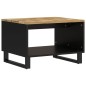 vidaXL Mesa de centro de madera maciza mango 60x50x40 cm