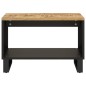 vidaXL Mesa de centro de madera maciza mango 60x50x40 cm