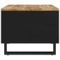 vidaXL Mesa de centro de madera maciza mango 60x50x40 cm