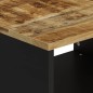 vidaXL Mesa de centro de madera maciza mango 60x50x40 cm