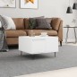 vidaXL Mesa de centro madera contrachapada blanco 55x55x36,5 cm vidaXL Mesa de centro madera contrachapada blanco 55x55x36,5 cm