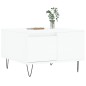 vidaXL Mesa de centro madera contrachapada blanco 55x55x36,5 cm vidaXL Mesa de centro madera contrachapada blanco 55x55x36,5 cm