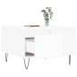vidaXL Mesa de centro madera contrachapada blanco 55x55x36,5 cm vidaXL Mesa de centro madera contrachapada blanco 55x55x36,5 cm