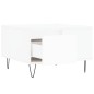 vidaXL Mesa de centro madera contrachapada blanco 55x55x36,5 cm vidaXL Mesa de centro madera contrachapada blanco 55x55x36,5 cm