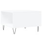 vidaXL Mesa de centro madera contrachapada blanco 55x55x36,5 cm vidaXL Mesa de centro madera contrachapada blanco 55x55x36,5 cm