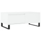 vidaXL Mesa de centro madera contrachapada blanco 90x50x36,5 cm vidaXL Mesa de centro madera contrachapada blanco 90x50x36,5 cm