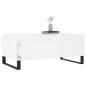 vidaXL Mesa de centro madera contrachapada blanco 90x50x36,5 cm vidaXL Mesa de centro madera contrachapada blanco 90x50x36,5 cm
