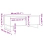 vidaXL Mesa de centro madera contrachapada blanco 90x50x36,5 cm vidaXL Mesa de centro madera contrachapada blanco 90x50x36,5 cm