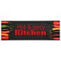 vidaXL Alfombra de cocina lavable Hot&Spicy 60x180 cm vidaXL Alfombra de cocina lavable Hot&Spicy 60x180 cm