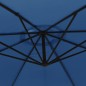vidaXL Sombrilla voladiza con poste de aluminio azul 350 cm vidaXL Sombrilla voladiza con poste de aluminio azul 350 cm
