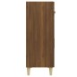 vidaXL Aparador madera contrachapada marrón roble 69,5x34x89 cm