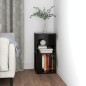 vidaXL Mueble de esquina madera contrachapada negro 33x33x67 cm vidaXL Mueble de esquina madera contrachapada negro 33x33x67 cm