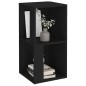 vidaXL Mueble de esquina madera contrachapada negro 33x33x67 cm vidaXL Mueble de esquina madera contrachapada negro 33x33x67 cm
