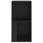vidaXL Mueble de esquina madera contrachapada negro 33x33x67 cm vidaXL Mueble de esquina madera contrachapada negro 33x33x67 cm
