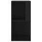vidaXL Mueble de esquina madera contrachapada negro 33x33x67 cm vidaXL Mueble de esquina madera contrachapada negro 33x33x67 cm