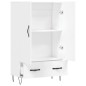 vidaXL Aparador alto madera de ingeniería blanco 69,5x31x115 cm vidaXL Aparador alto madera de ingeniería blanco 69,5x31x115 cm