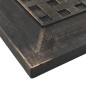 vidaXL Base de sombrilla cuadrada de poliresina 12 kg bronce vidaXL Base de sombrilla cuadrada de poliresina 12 kg bronce