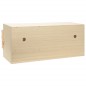 vidaXL Ponedero para gallinas 4 compartimentos madera pino 106x40x45cm