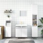 vidaXL Armario de baño madera de ingeniería blanco 58x33x60 cm vidaXL Armario de baño madera de ingeniería blanco 58x33x60 cm