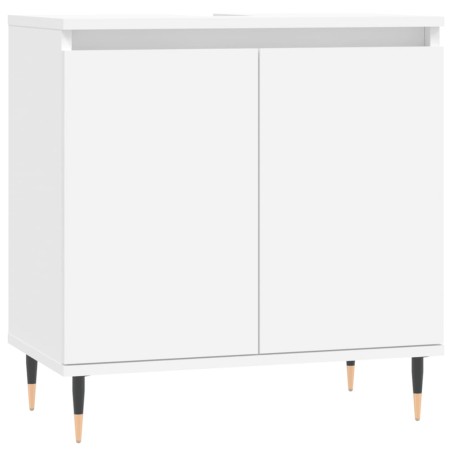 vidaXL Armario de baño madera de ingeniería blanco 58x33x60 cm