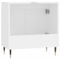 vidaXL Armario de baño madera de ingeniería blanco 58x33x60 cm vidaXL Armario de baño madera de ingeniería blanco 58x33x60 cm