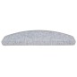 vidaXL Alfombrillas de escalera 10 unidades gris claro 65x24x4 cm vidaXL Alfombrillas de escalera 10 unidades gris claro 65x24x4 cm