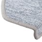 vidaXL Alfombrillas de escalera 10 unidades gris claro 65x24x4 cm vidaXL Alfombrillas de escalera 10 unidades gris claro 65x24x4 cm