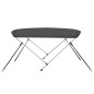 vidaXL Toldo Bimini de 2 arcos gris antracita 180x130x110 cm vidaXL Toldo Bimini de 2 arcos gris antracita 180x130x110 cm