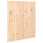 vidaXL Cabecero de cama de pared madera maciza de pino 95,5x3x110 cm vidaXL Cabecero de cama de pared madera maciza de pino 95,5x3x110 cm